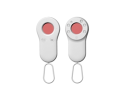 Detector de cámara inteligente Yuysan con escaneo infrarrojo y alarma, color blanco.