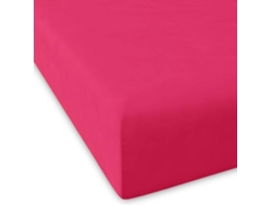 Sábana NAF NAF Casual (Fucsia - 100% Algodón - 100x200+28 cm)