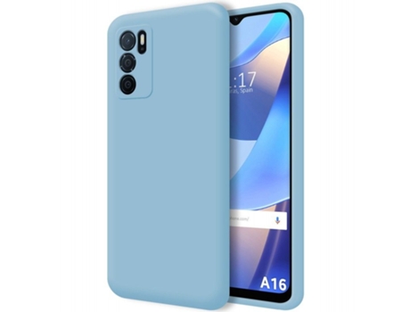 Carcasa Oppo A16 / A16s TUMUNDOSMARTPHONE Silicona Líquida Azul