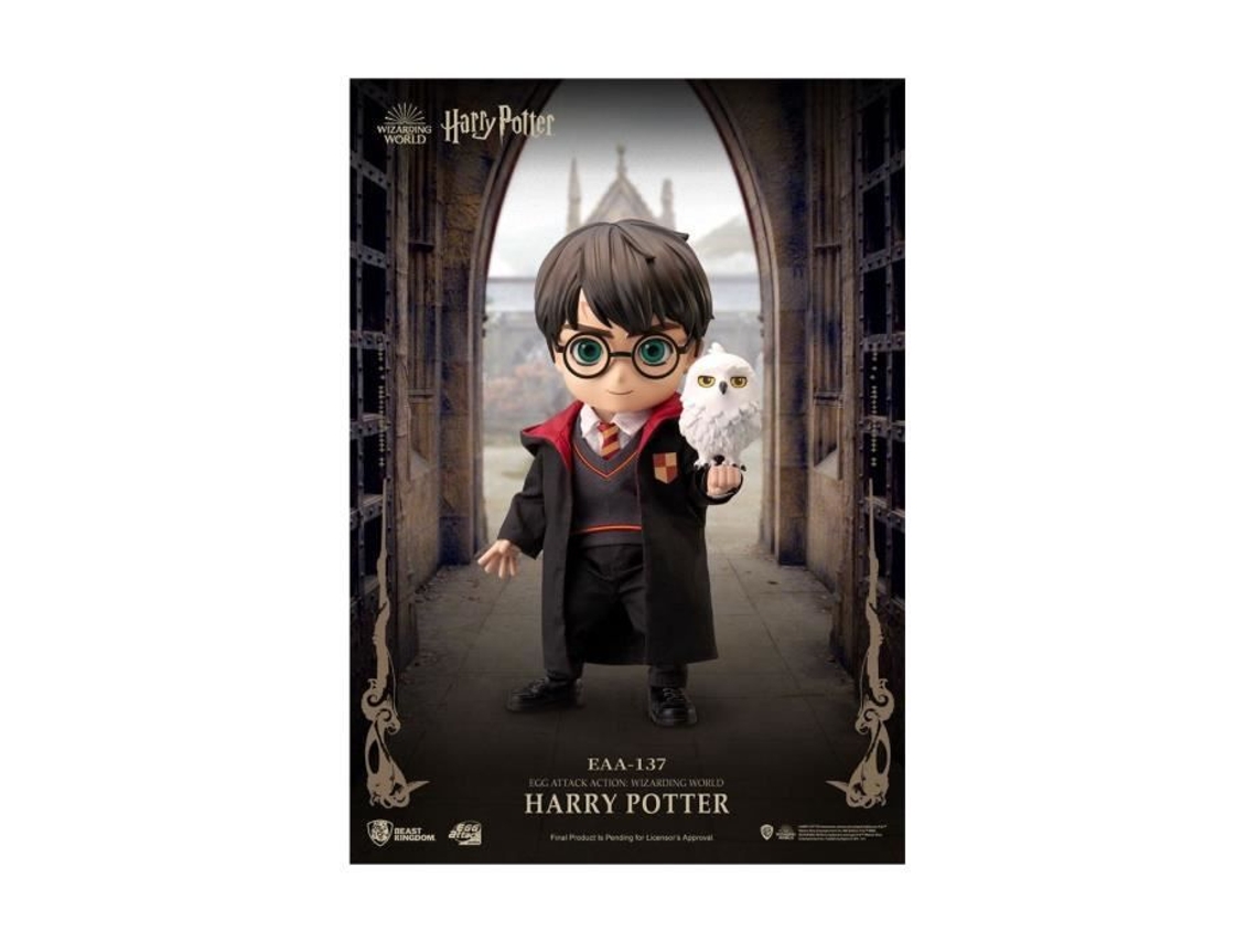 Figura de acción de Beast Kingdom Toys: Ataque de huevo de Harry Potter, 11 cm, Mundo Mágico