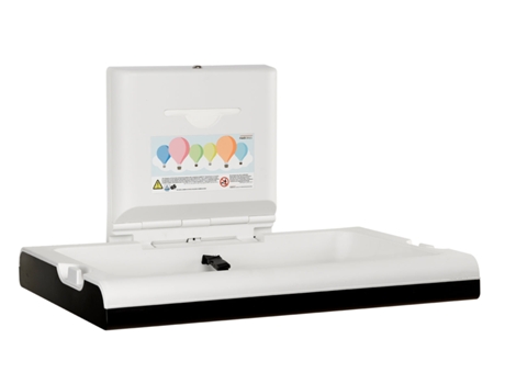 CP0016HCSB BABYMEDI Cambia Pañales Inox Negro Mate Horizontal MEDICLINICS