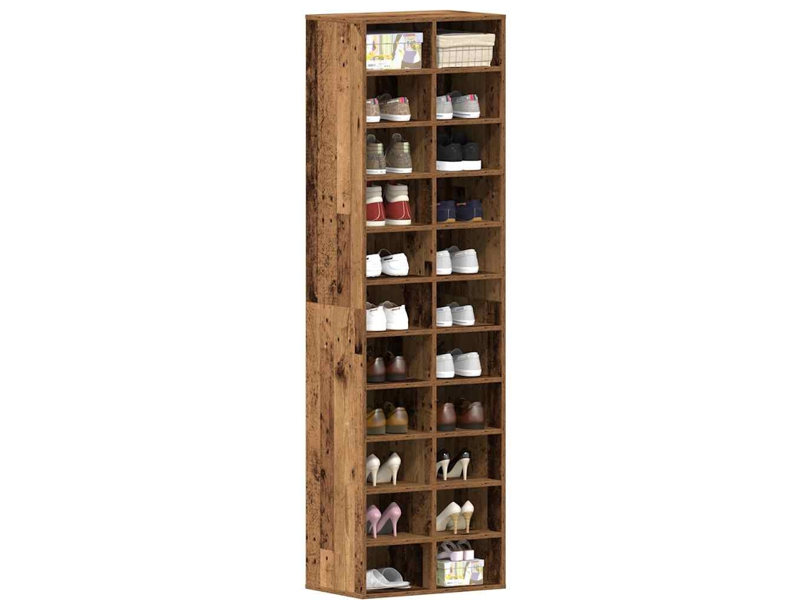 Mueble Zapatero | Armario Zapatero De Madera Ingeniería 54x34x183cm
