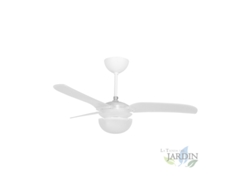 Ventilador Techo SUINGA 3 Palas 3 Velocidades Blanco