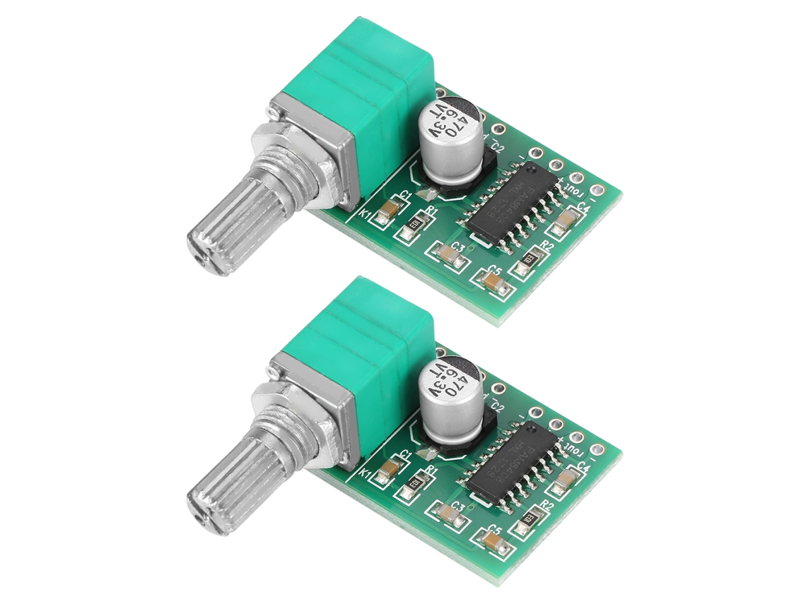 Veloriskku-2 Peças Placa Amplificador Digital Pam8403 Mini Usb 5v Com Controle De Volume