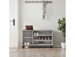 Mueble Zapatero | Armario Zapatero Madera Contrachapada Gris Sonoma 102x36x60 Cm
