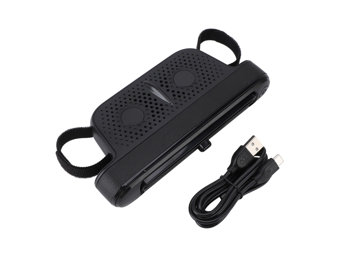 Ventilador Para Asiento De Coche Con 3 Velocidades, Silencioso, Doble Turbina, Enfriamiento Rápido, Usb Para El Asiento Trasero.