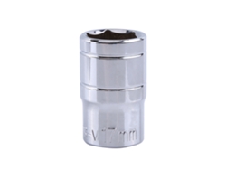 Herramienta Hexagonal Corta, Manguito De Aleación De Cromo, 17 Mm, Para Llaves De Coche/bicicleta, Acero Al Vanadio Plateado, 63 G