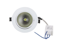 Yncm2026-lámpara De Techo Led Cob Empotrada Foco Decorativo Agujero 89mm 100-240v 7w