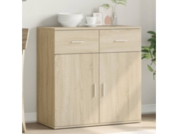 Aparador De Madera De Ingeniería Roble Sonoma 79x38x80 Cm