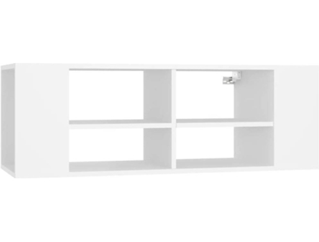 Mueble para la televisión VIDAXL Blanco Madera contrachapada (102x35x35 cm)