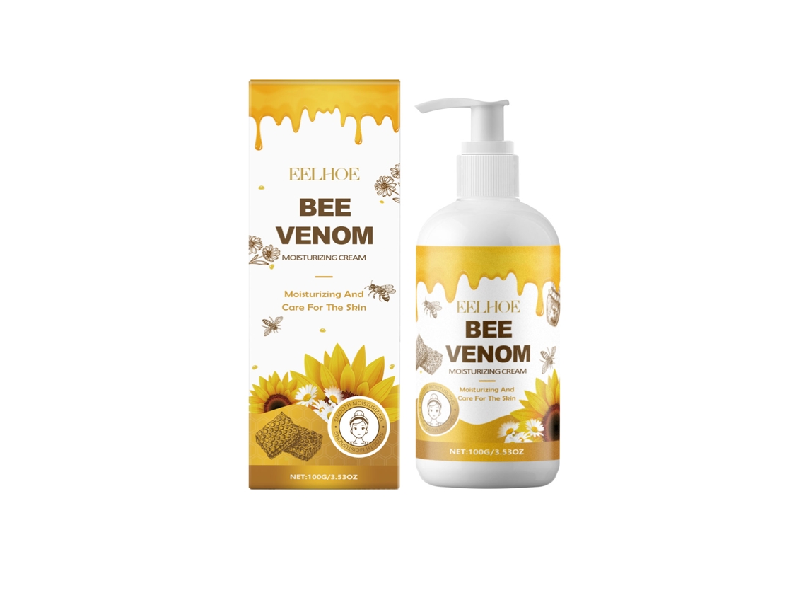 Crema hidratante con veneno de abeja para la piel