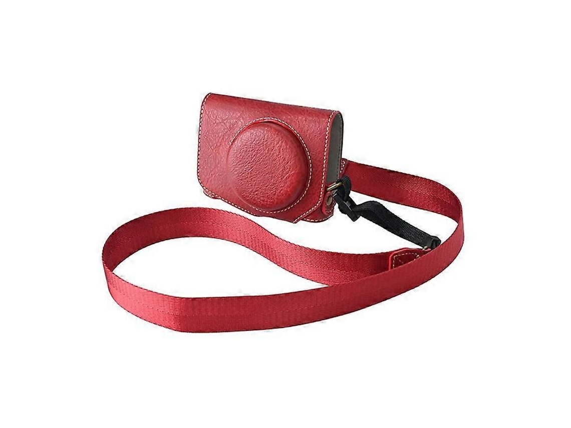 Estuche de piel sintética texturizada con correa para el hombro compatible con Canon G7 X Mark II / G7 X Mark III