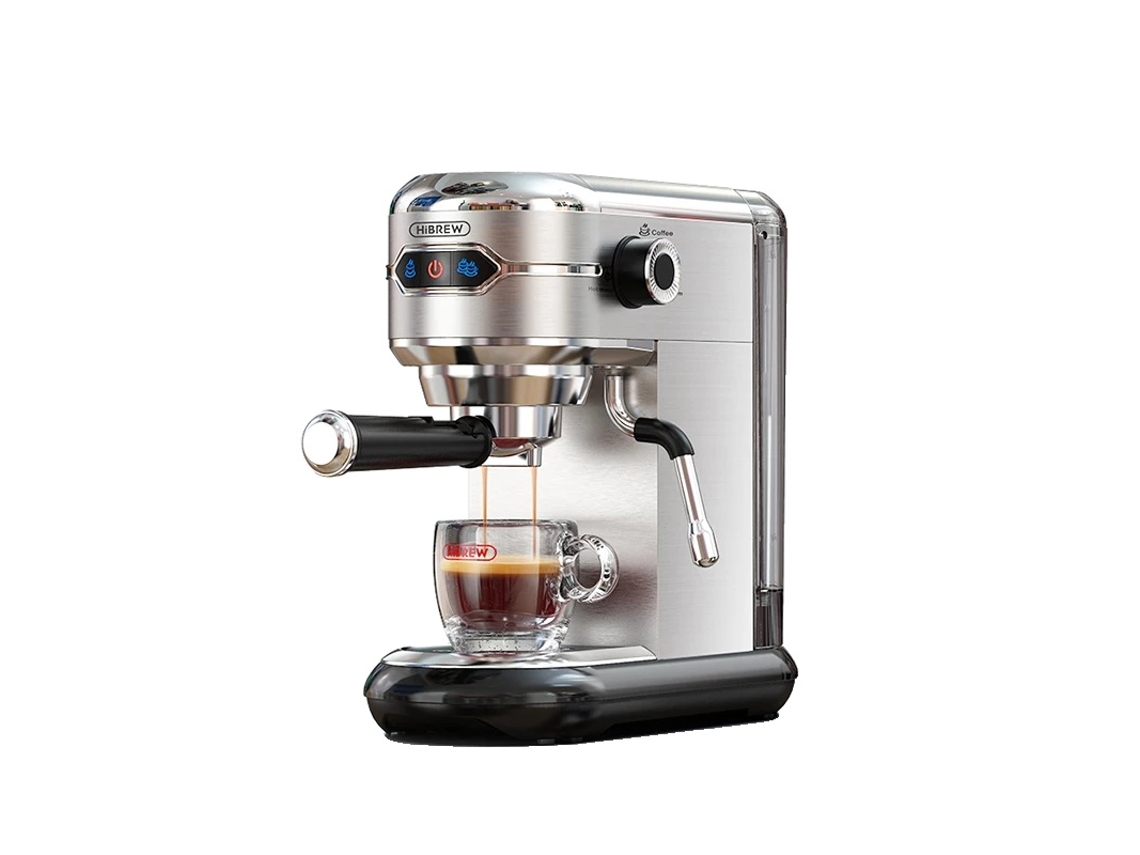 Cafetera expreso Hibrew, presión de bomba de 20 bares, carcasa de acero inoxidable, H11 Sr, UE