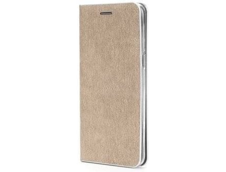 Carcasa Samsung Galaxy a72 LMOBILE Flip Luna Dorado