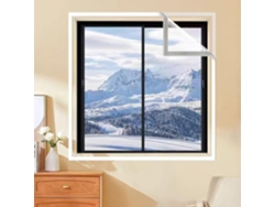 Kits De Aislamiento Reutilizables Para Ventanas, Lámina Aislante Ventanas Contra El Frío Y Calor, Térmica A...