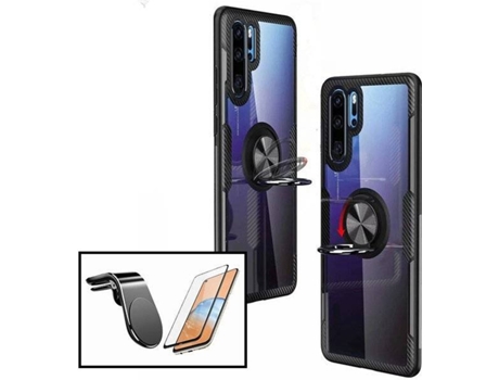Kit Funda 3x1 Phonecare Clear Armor, Protector de Cristal Templado 5D Full Cover y Soporte Magnético de Coche Reforzado Xiaomi Redmi Note 10 Lite P...