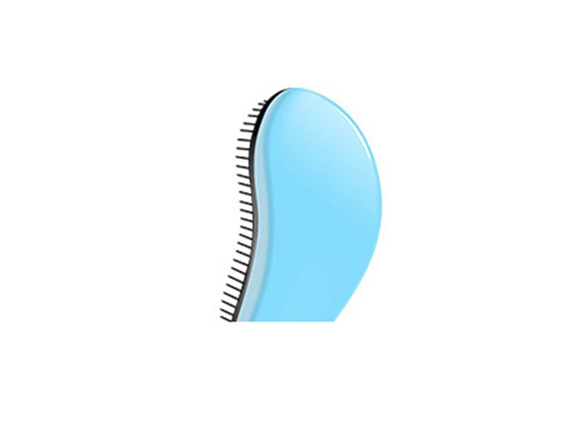 Cepillo Desenredante Portátil Para Mujeres Niños Pelo Rizado Grueso Afro Húmedo Seco Azul Claro