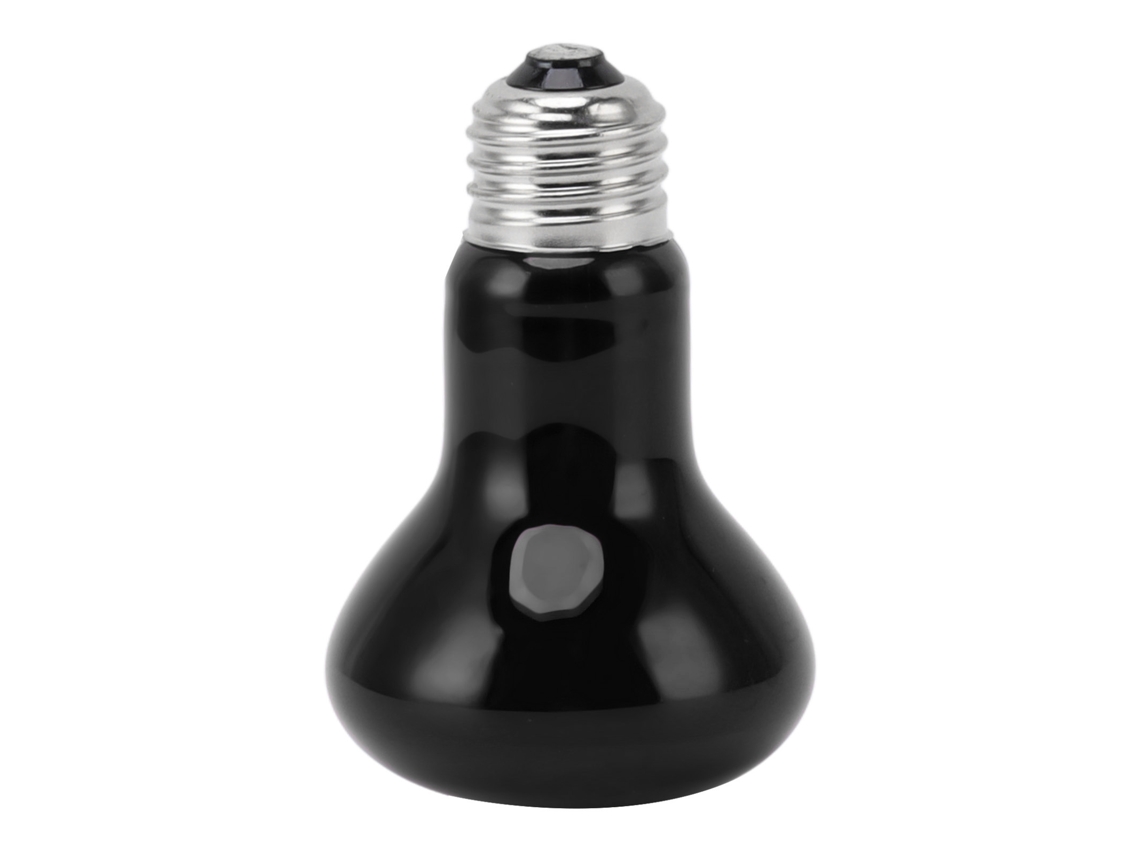 Lámpara de calor E27 para reptiles 110-120v negra