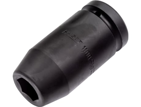 Llave de vaso de impacto hexagonal 1100SLG-24 Cuadrado hueco 1 pulgada (25 mm) Perfil de hexágono exterior 24 mm HAZET