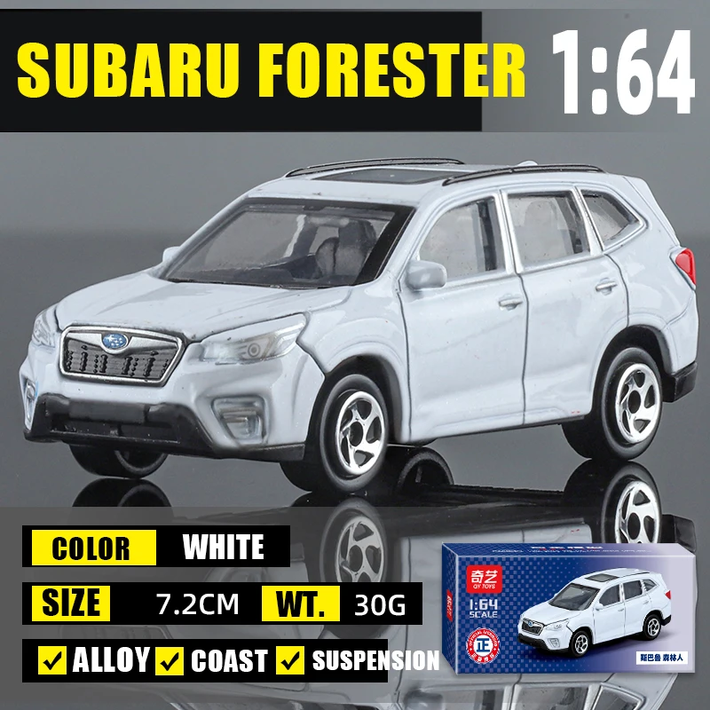 Coche miniatura Super Racing (blanco) a escala 1/64