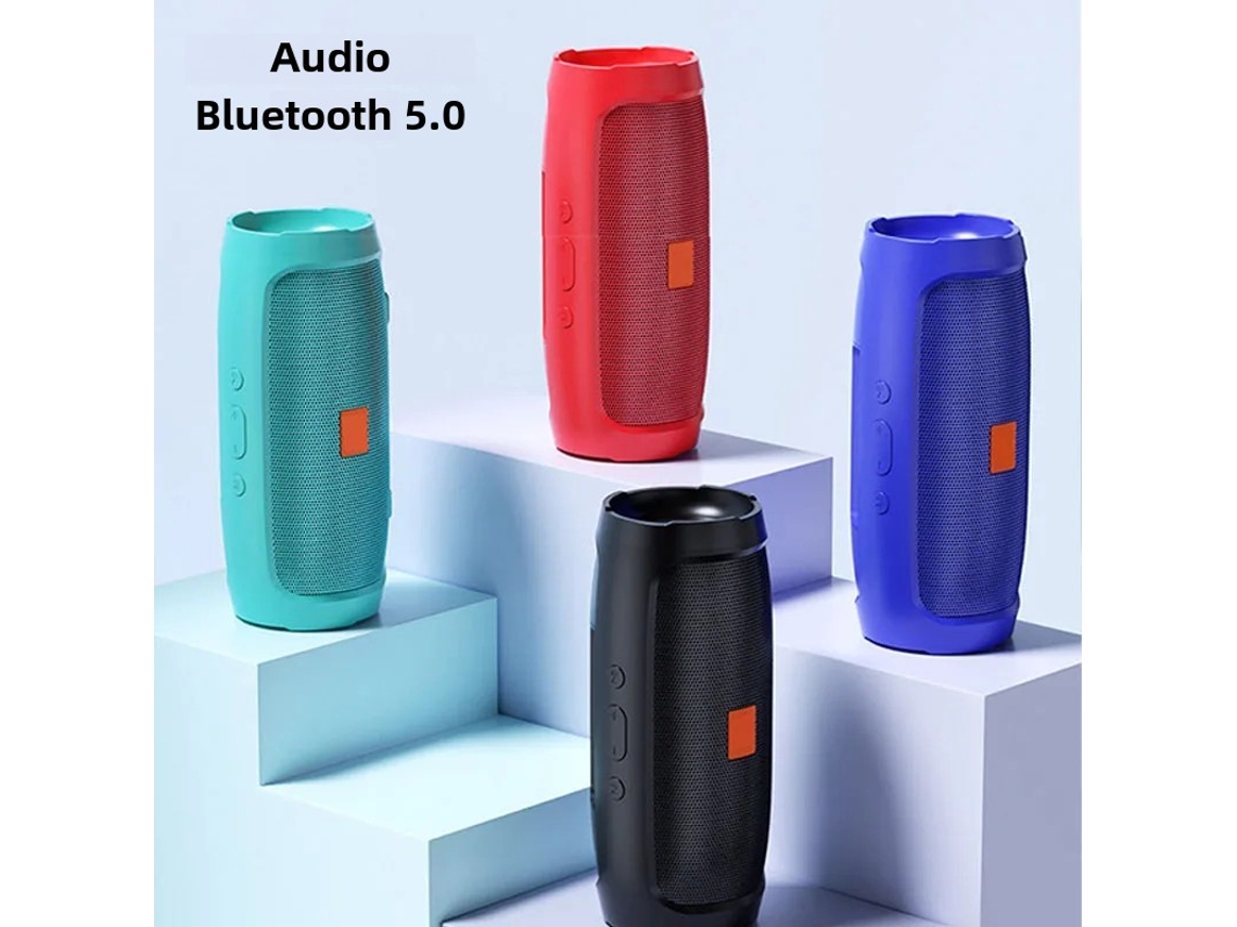 Altavoz Bluetooth Subwoofer Portátil Con Soporte Inalámbrico Y Tarjeta Tf