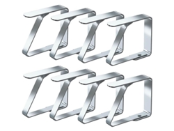 Pinzas Para Mantel, 8 Unidades, Antideslizantes, De Acero Inoxidable (5x4cm)