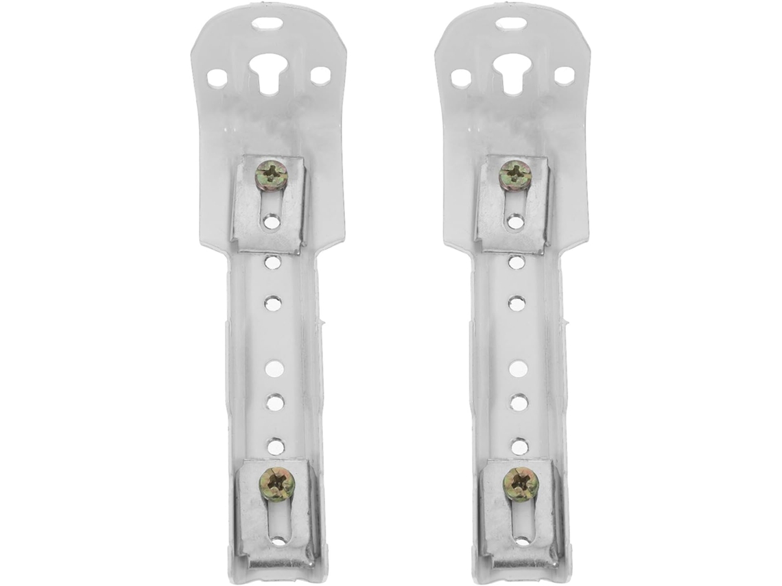 2 Piezas Soportes Para Riel Doble De Cortinas Montaje Techo Y Pared Accesorios Resistentes Para Cortinas Con Doble Hogar Y Oficina Ins