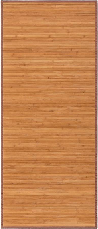 Alfombra LOLAHOME Marrón (175x75 cm - Bambú)