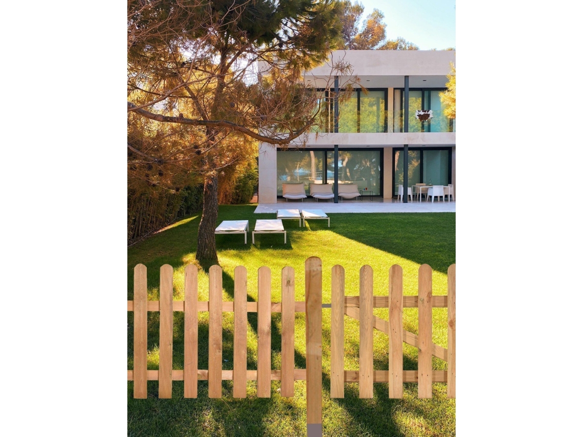 Vallas De Madera Para Jardín | Puerta De Madera De Pino Para Exterior Madera 80 X 100 Cm - Puerta