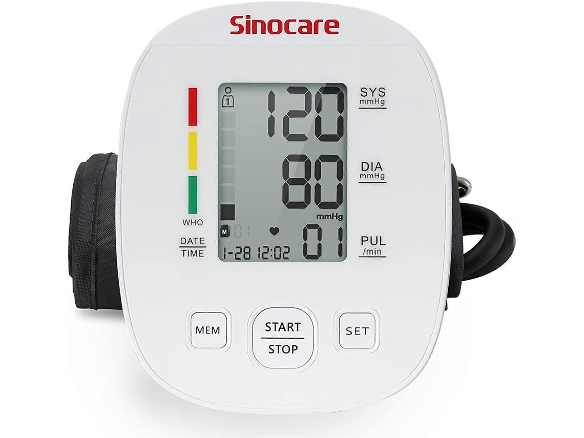 Monitor De Pressão Arterial Braquial Profesional, Manga 22-42cm, 290 Memórias, Detecção De Arritmia, Classificação Oms