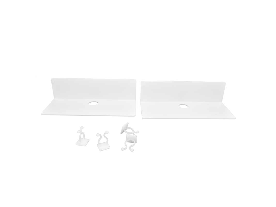 2 Estantes De Pared Acrílicos Sin Agujeros Para Altavoz/reloj, Mini, Duraderos Y Fáciles De Montar.