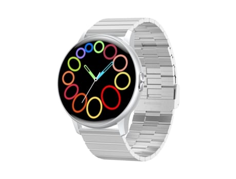 Reloj inteligente para mujer, sumergible IP67, llamadas Bluetooth, plata VEANXIN