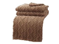 Manta De Felpa Para Hogar, Sofá O Cama - Manta Decorativa Con Diseño 3d Jacquard - Manta Suave, Ligera Y Caliente Ideal Para Todas Las Temporadas