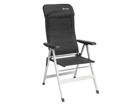 Silla plegable Melville negro y gris OUTWELL