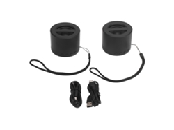 Altavoz Bluetooth Portátil Dual Con Llamadas Manos Libres Y Graves Dinámicos Para El Coche.