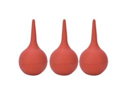 3 Unidades De Bolas De Lavado De Oídos De 90 Ml Con Ventosa De Goma Para Laboratorio