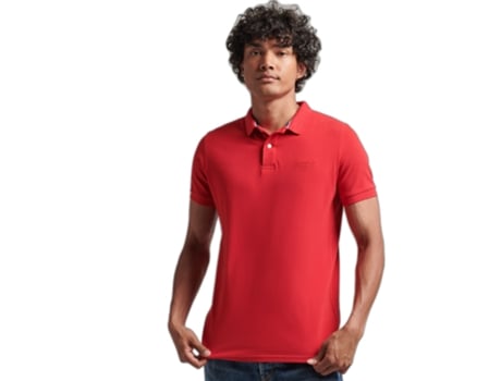 Polos para Hombre SUPERDRY (M - Rojo)