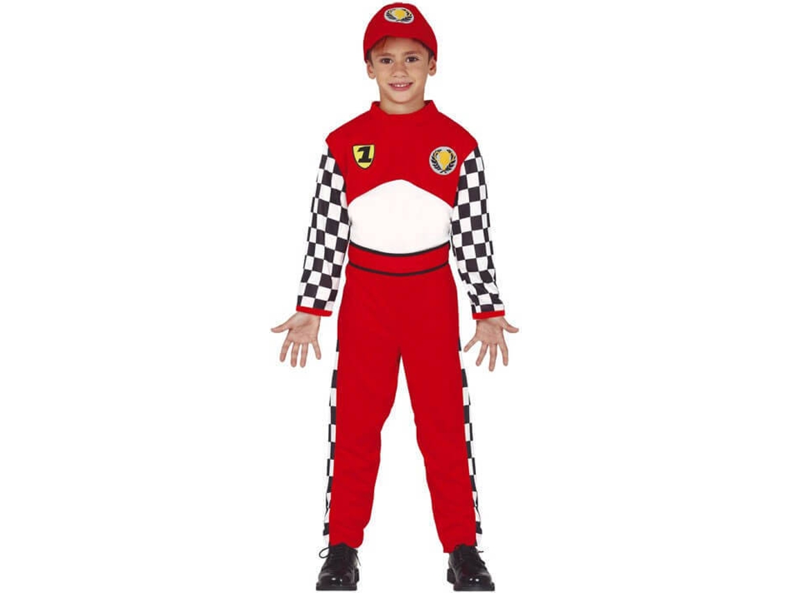 Disfraz de Niño DISFRAZZES Piloto De Carreras (Talla: 7 a 9 años)