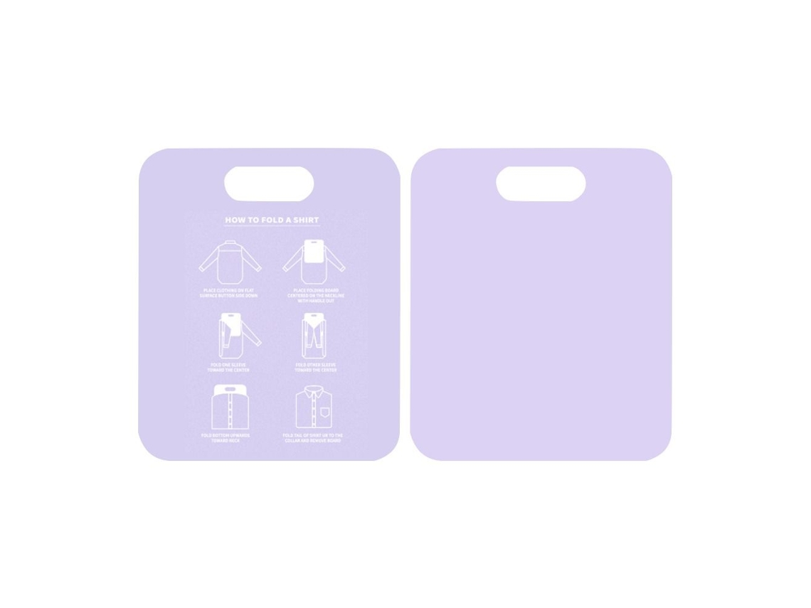 Tabla de plegado rápido, cómoda tabla apilable, morada, para adultos.