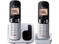 Teléfono Fijo Duo PANASONIC TGC252SPS Plata
