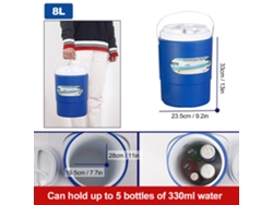 Nevera Portátil Isotérmica De 3l/8l Para Camping, Picnics, Playa, Coche, Almuerzo
