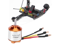 Motor Sin Escobillas A2217 Para Dron Cuadricóptero Rc De Ala Fija – Pieza De Alta Eficiencia De 1100 Kv (a2217)