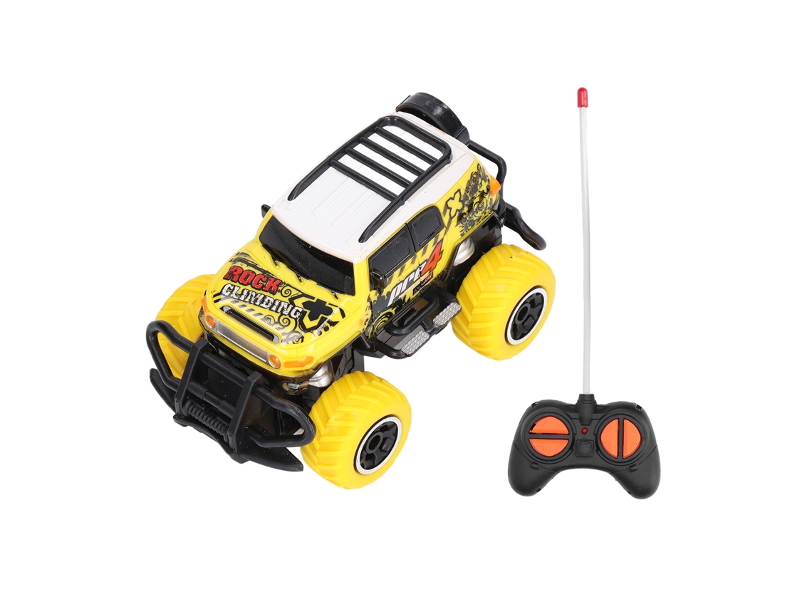 2026yncm--coche Rc Mini Off Road, Apariencia Bonita, Fricción Fuerte, Portátil, Color Amarillo, Para Niños