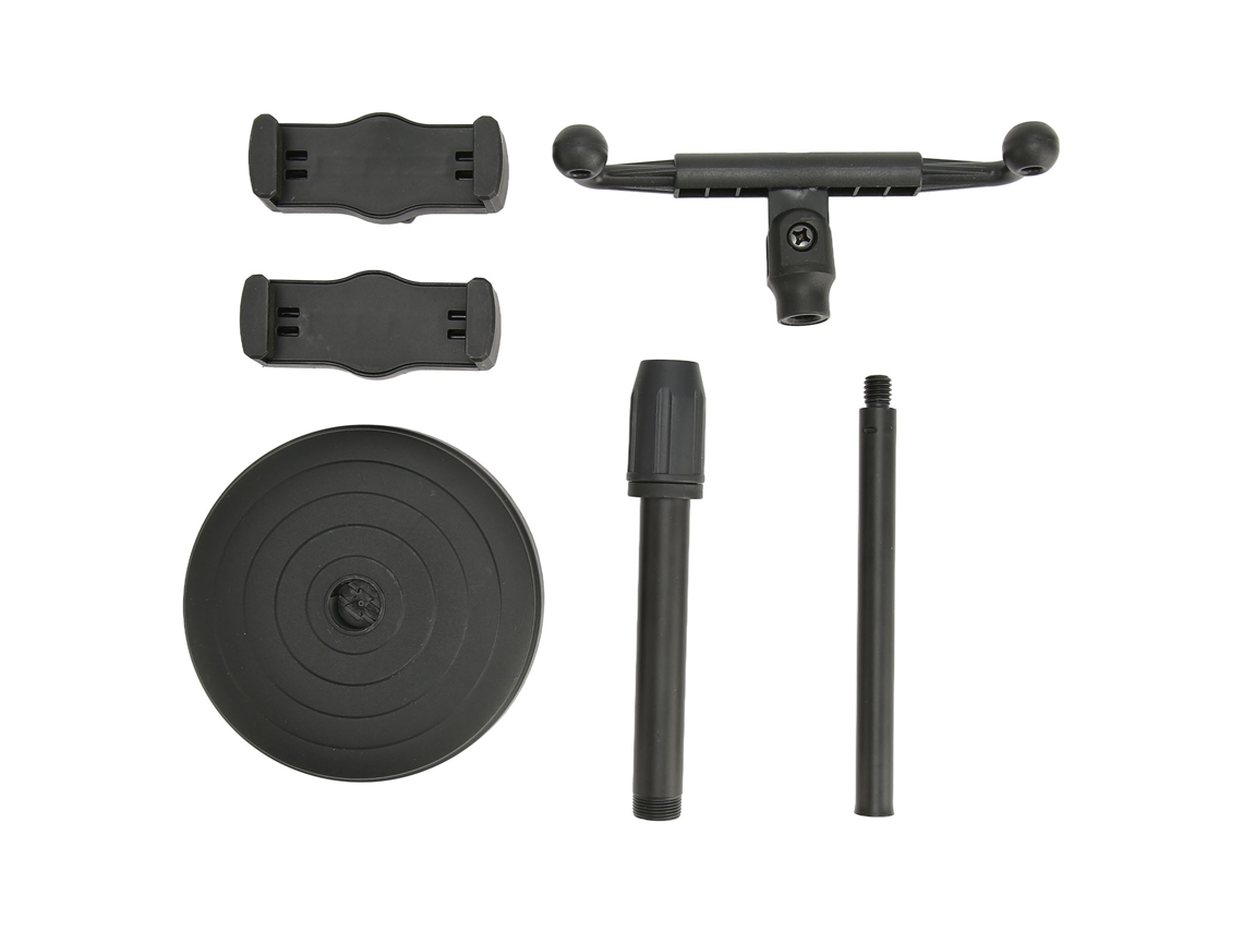 Soporte Para Teléfono Móvil Con Altura Ajustable Y Ángulo Para Escritorio, Compatible Con Teléfonos Duales De 6 A 10 Cm.