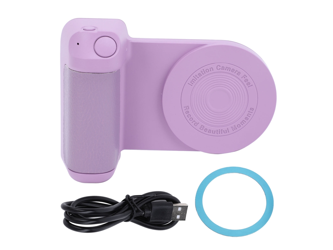 Mango De Cámara Magnético Con Soporte Bluetooth, Carga Inalámbrica Y Control Remoto