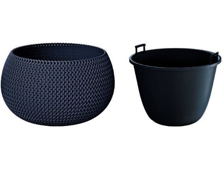 Maceta PROSPERPLAST Splofy Bowl (Gris - 29 x 29 x 19.5 cm)