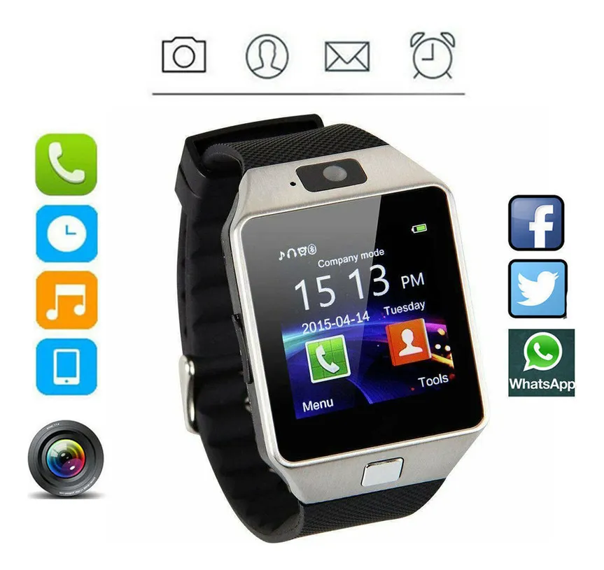 Reloj inteligente con cámara y tarjeta SIM para Android e iOS Vayotoy