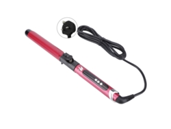 Rodillo De Pelo Lcd Rotativo Peluquería 28mm Rosa Herramientas De Estilismo Profesionales