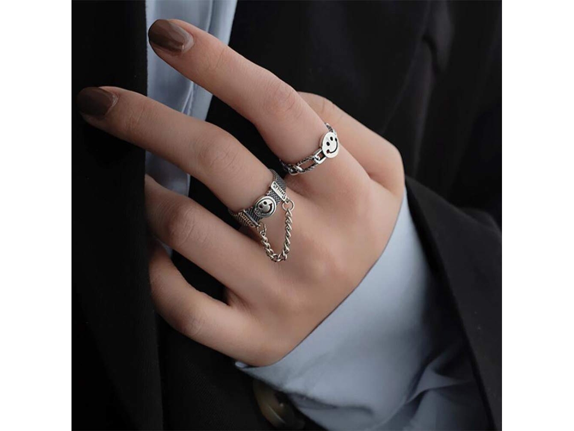 Anillos de 2025 medio dedo plata