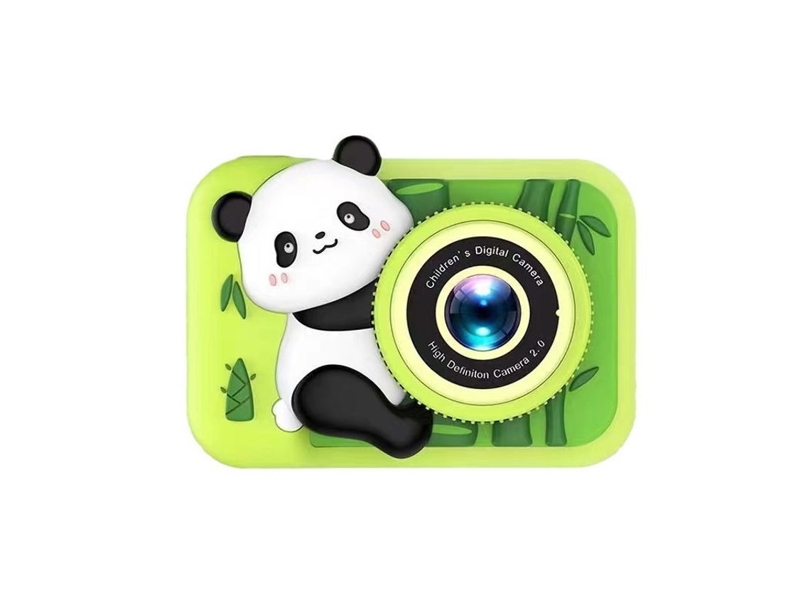 Câmera Infantil Cute Panda Hd Câmera Dupla 4800W Câmera Digital Brinquedo Adequado para Meninos e Meninas de 3 a 14 Anos 32G 